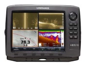 Lowrance HDS-10 combinato vista laterale